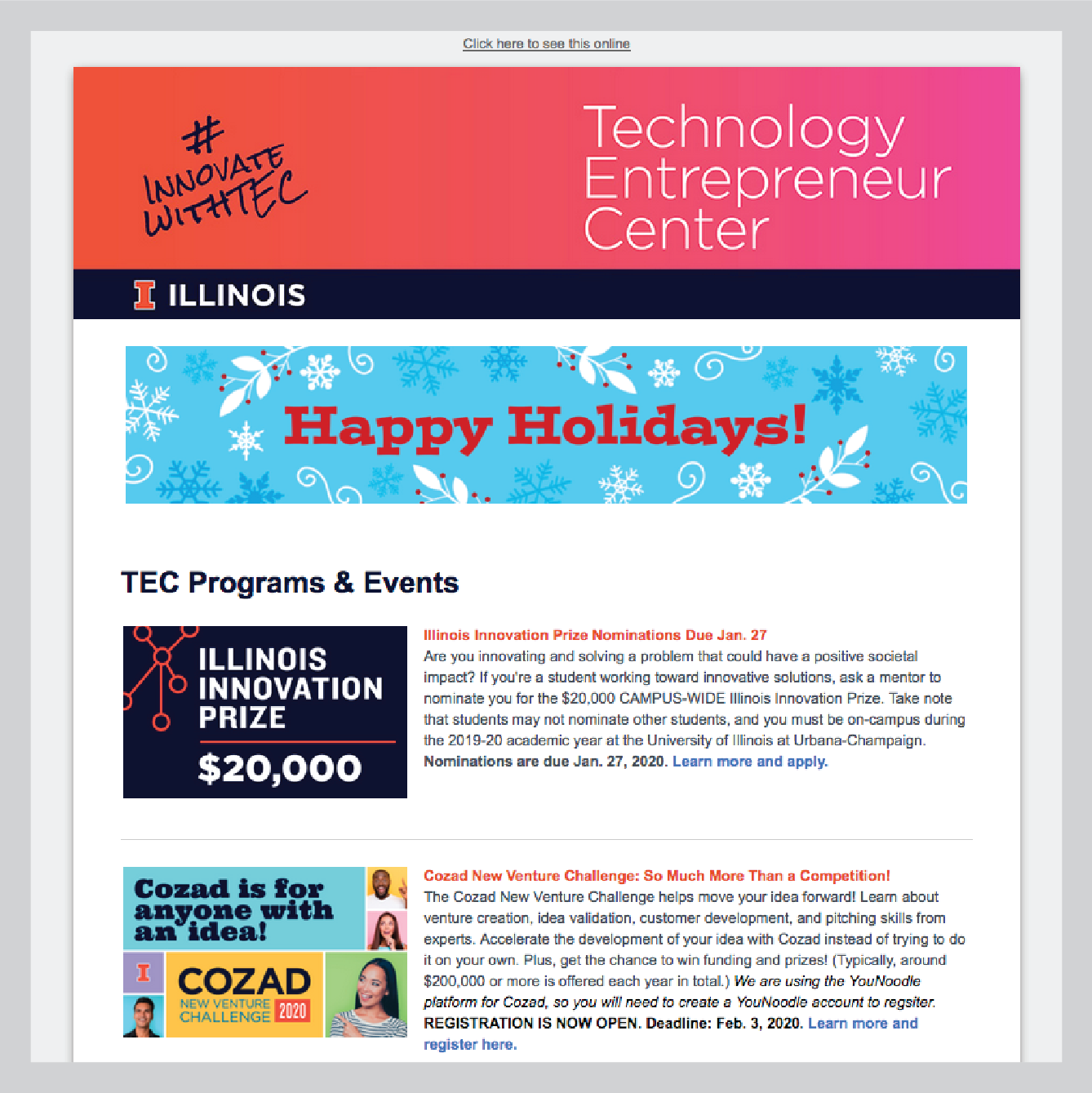 Tec-Alert Newsletter