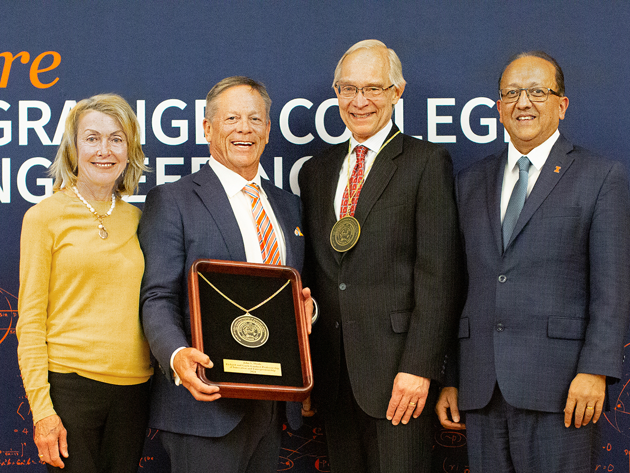 L-R: Gayle Landuyt, Richard Landuyt, John Thode, and Rashid Bashir&amp;amp;amp;amp;nbsp;